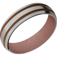 Titanium + Satin Finish + Rose Gold