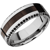 18K White Gold + Polish , Polish Finish