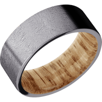 Tantalum + Distressed Finish + Natural Oak