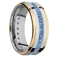 14K White Gold + Polish , Polish Finish