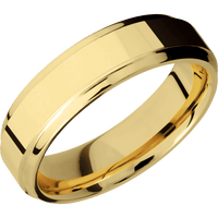 14K Yellow Gold + Polish , Polish Finish