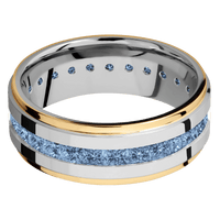 14K White Gold + Polish , Polish Finish