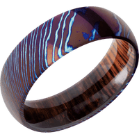 Titanium Damascus + Polish Finish + Cocobolo