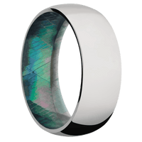 Titanium + Polish Finish + Black Mother of Pearl