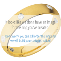 18K Yellow Gold + Satin Finish