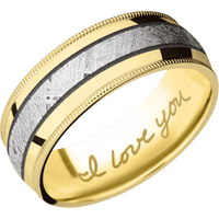 14K Yellow Gold + Polish Finish