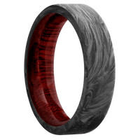 Forged Carbon Fiber + None Finish + Blood Wood