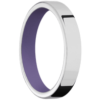 Platinum + Polish Finish + Bright Purple