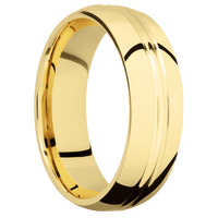 18K Yellow Gold + Polish , Polish Finish