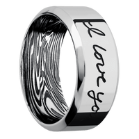 14K White Gold + Polish , Polish Finish + Kinetic