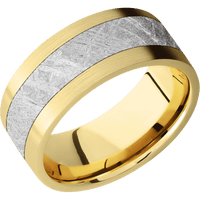 10K Yellow Gold + Satin Finish