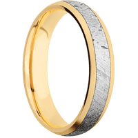 14K Yellow Gold + Satin Finish