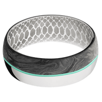 10K White Gold + Polish Finish + White