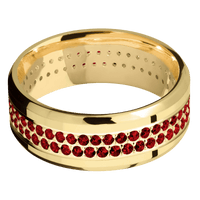 10K Yellow Gold + Polish , Polish Finish