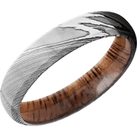 Damascus + Polish Finish + Koa