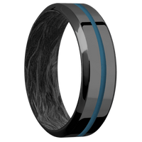 Zirconium + Polish , Polish Finish + Forged Carbon Fiber