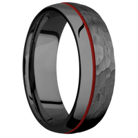 Zirconium + Hammer , Polish Finish