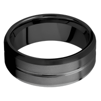 Zirconium + Polish , Bead Finish