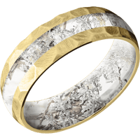18K Yellow Gold + Rock Finish + King's Snow