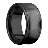 Zirconium + Hammer , Polish Finish