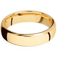 14K Yellow Gold + Polish , Polish Finish