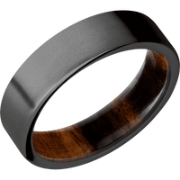 Zirconium + Bead Finish + Desert Iron Wood