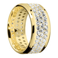 14K Yellow Gold + Polish , Polish Finish