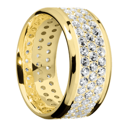 14K Yellow Gold + Polish , Polish Finish