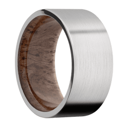 10K White Gold + Satin Finish + Pyinmaburl