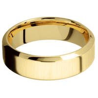 14K Yellow Gold + Crosssatin , Polish Finish