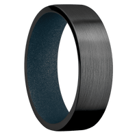 Zirconium + Satin Finish + Blue Titanium