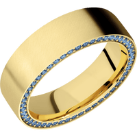 14K Yellow Gold + Anglesatin Finish