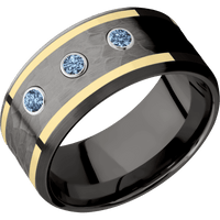 Tantalum Noir + Hammer , Satin Finish