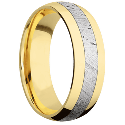 18K Yellow Gold + Polish Finish