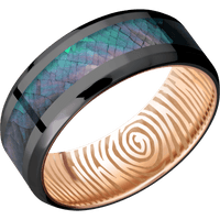 Zirconium + Polish , Polish Finish + 14K Rose Gold