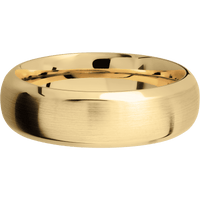 10K Yellow Gold + Satin , Polish Finish