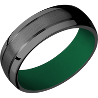 Zirconium + Satin , Polish Finish + Green