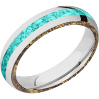 14K White Gold + Polish Finish