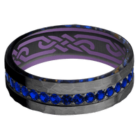 Zirconium + Hammer Finish + Wild Purple