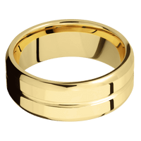10K Yellow Gold + Polish , Polish Finish