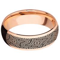 14K Rose Gold + Polish Finish
