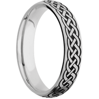 18K White Gold + Satin Finish