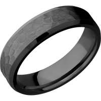 Zirconium + Hammer , Polish Finish