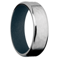 Titanium + Hammer , Polish Finish + Blue Titanium