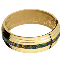 18K Yellow Gold + Polish , Polish Finish + Gold