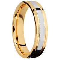 14K Yellow Gold + Polish , Polish Finish