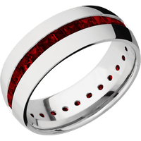 14K White Gold + Polish Finish