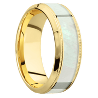 10K Yellow Gold + Polish , Polish Finish