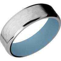 Titanium + Hammer , Polish Finish + Polar Blue