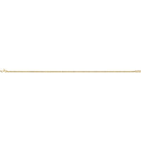 14K Yellow Gold 1 5/8 CTW Natural Diamond Lightweight Line 7" Bracelet